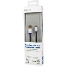 LogiLink Premium USB 2.0 Kabel USB-A - USB-B Micro Stecker