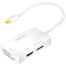 LogiLink Adapter Mini DisplayPort Stecker - DVI-Kupplung +