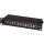 LogiLink 10" Patch Panel Kat. 6A 12-Ports schwarz 1HE