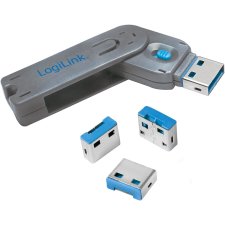 LogiLink USB Sicherheitsschloss 1 Schlüssel / 4 Schlösser