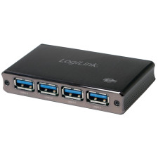LogiLink USB 3.0 Hub mit Netzteil 4 Port...