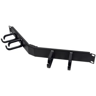 LogiLink 19" Rangierpanel 1 HE gewinkelt lichtgrau