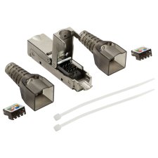LogiLink Feldkonfektionierbarer Kabelverbinder STP Kat.6A...