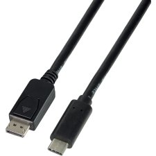 LogiLink USB-C - DisplayPort Anschlusskabel 1,8 m schwarz