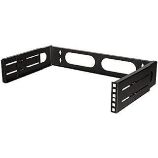 LogiLink 19" Wandhalterung 2 HE schwarz (RAL9003)