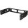 LogiLink 19" Wandhalterung 2 HE schwarz (RAL9003)