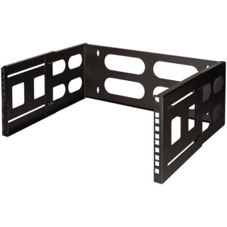 LogiLink 19" Wandhalterung 4 HE schwarz (RAL9003)