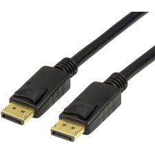 LogiLink DisplayPort 1.4 Anschlusskabel schwarz 1,0 m