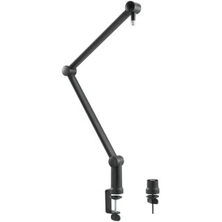 LogiLink Professioneller Mikrofonarm schwarz