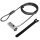 LogiLink Notebookschloss mit Noble-Lock-Zahlenschloss silber