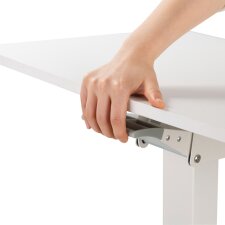 LogiLink Sitz-/Steh-Arbeitsplatz rollbar weiß