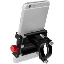 LogiLink Fahrrad-Smartphonehalterung fixiert schwarz/rot