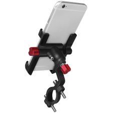 LogiLink Fahrrad-Smartphonehalterung gewinkelt schwarz/rot