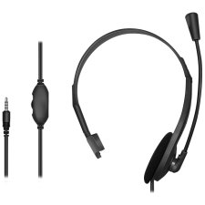 LogiLink Mono Headset mit Mikrofon 3,5 mm Klinkenstecker...