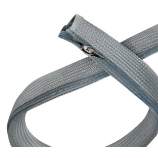 LogiLink Kabelschlauch mit Reißverschluss 2,0 m Durchmesser: 35 mm grau