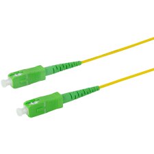 LogiLink LWL Patchkabel 2x SC-Simplex OS2 20 m gelb