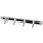 LogiLink 19" Rangierpanel 1 HE 4 Kabelführungsbügel grau