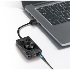LogiLink USB 2.0 Audio-Adapter mit Lautstärkeregler...