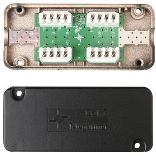 Telegärtner Verbindungsmodul Kat.7A(tief) für 8 x 8 Kabel anschraubbar