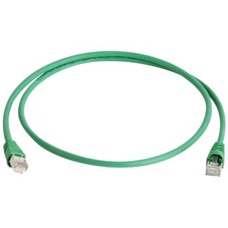 Telegärtner Patchkabel Kat.6A (tief) S/FTP 10,0 m grün