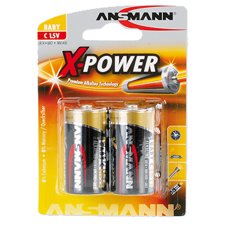 ANSMANN Alkaline Batterie "X-Power" Baby C 2er...
