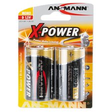 ANSMANN Alkaline Batterie "X-Power" Mono D 2er...