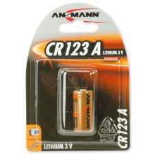 ANSMANN Lithium-Foto-Batterie "CR123A" 3 Volt...