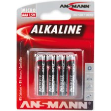 ANSMANN Alkaline Batterie "RED" Micro AAA 4er...