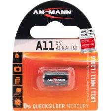 ANSMANN Alkaline Batterie A11 6 Volt 1er Blister