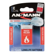 ANSMANN 10-Jahres Lithium Batterie E-Block (9V)
