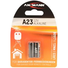 ANSMANN Kleinzelle Alkaline Batterie A23/LR23 2er Blister