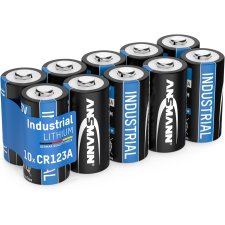 ANSMANN Lithium-Foto-Batterie CR123A/CR17335 10er Pack