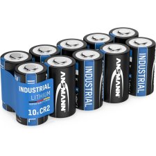 ANSMANN Lithium-Foto-Batterie CR2/CR17355 10er Pack