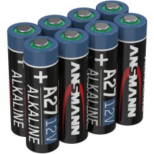 ANSMANN Alkaline Batterie A27/LR27 12 Volt 8er Pack