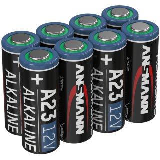 ANSMANN Alkaline Batterie A23/LR23 12 Volt 8er Pack