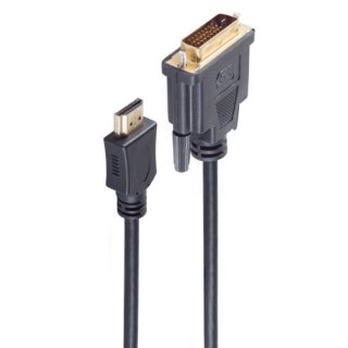 shiverpeaks BASIC-S HDMI - DVI-D 18+1 Kabel Länge: 2,0 m