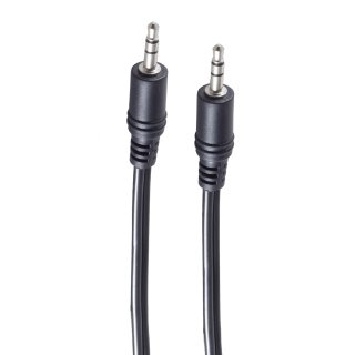 shiverpeaks BASIC-S Audiokabel 3,5 mm Klinkenstecker 1,5 m schwarz