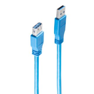 shiverpeaks BASIC-S USB 3.0 Kabel A-Stecker - A-Kupplung