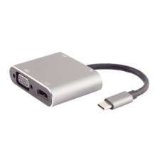 shiverpeaks BASIC-S USB-Dockingstation 4in1 USB-C Stecker