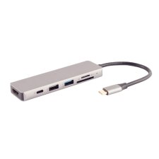 shiverpeaks BASIC-S USB-Dockingstation 6in1 USB-C Stecker