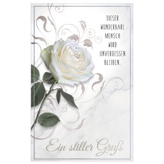 SUSY CARD Trauerkarte "In memory 2"