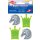 KLEIBER Reflex-Sticker "Krone & Einhorn" gelb/silber 4 Stück