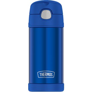 THERMOS Isolier-Trinkflasche FUNTAINER Straw Bottle blau 0,35 L