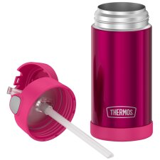 THERMOS Isolier-Trinkflasche FUNTAINER Straw Bottle pink...