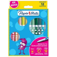 Paper:Mate Fasermaler Kids Colouring 12er Blister