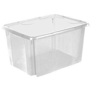 keeeper Aufbewahrungsbox "emil" 45 Liter natur-transparent
