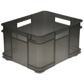 keeeper Aufbewahrungsbox Euro-Box XL "bruno" 28 Liter grau