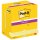 Post-it Super Sticky Notes Haftnotizen 127 x 76 mm 12 Blöcke á 90 Blatt
