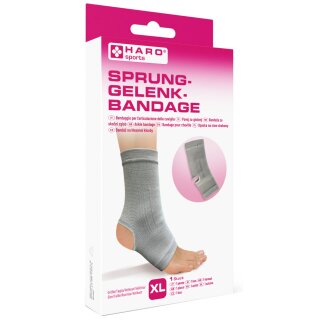HARO Sportbandage "Sprunggelenk" Größe: XL grau