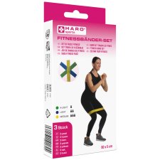 HARO Fitness-Bänder-Set leicht - medium 3er-Set